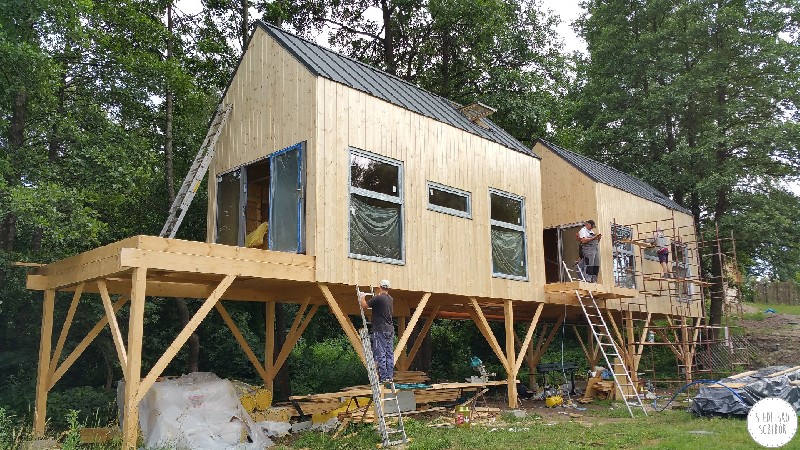 Kolejny etap budowy domków- niebawem będą gotowe :)